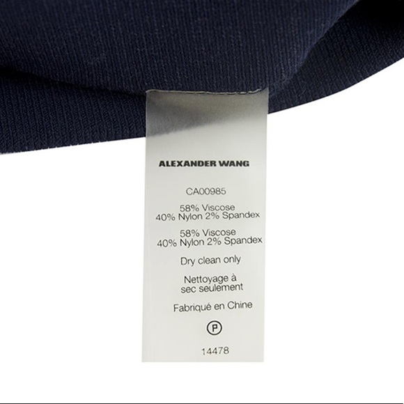 T by Alexander Wang bodycon skirt GREEN - Picture 7 of 7